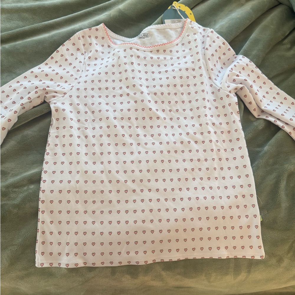 Cozyland heart pajama top